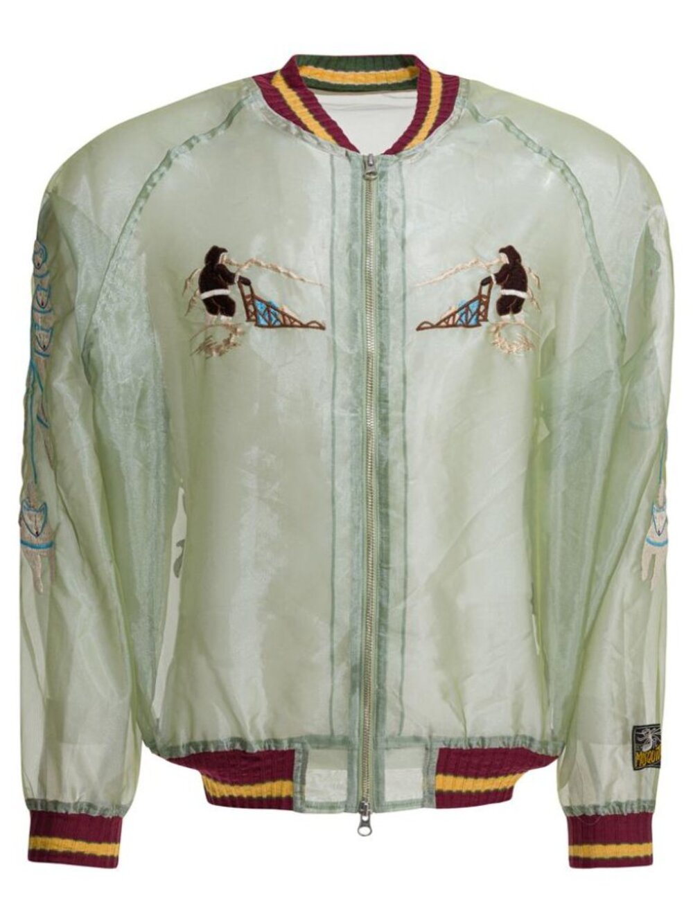 Kapital Sheer Pearl Mosquito Guard Bomber Jacket Tag Size 4 Men